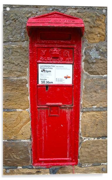 Farndale Post Box Acrylic by andrew hall