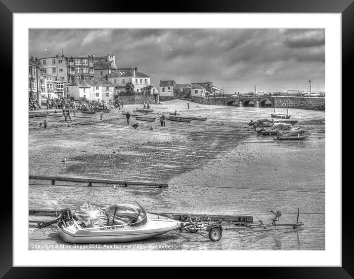 St. Ives Beach Framed Mounted Print by Allan Briggs