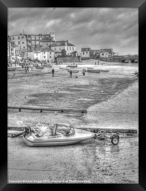 St Ives Beach Framed Print by Allan Briggs