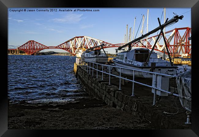 Boats At South Queensferry Framed Print by Jason Connolly