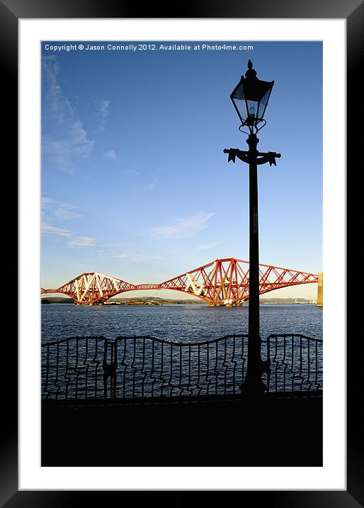 The Forth rail Bridge Framed Mounted Print by Jason Connolly