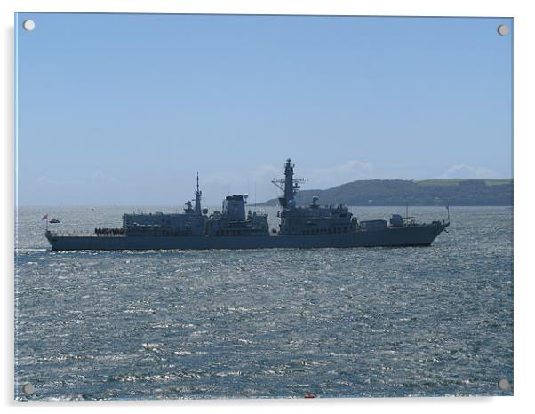 HMS Argyll Acrylic by Stuart Prosser