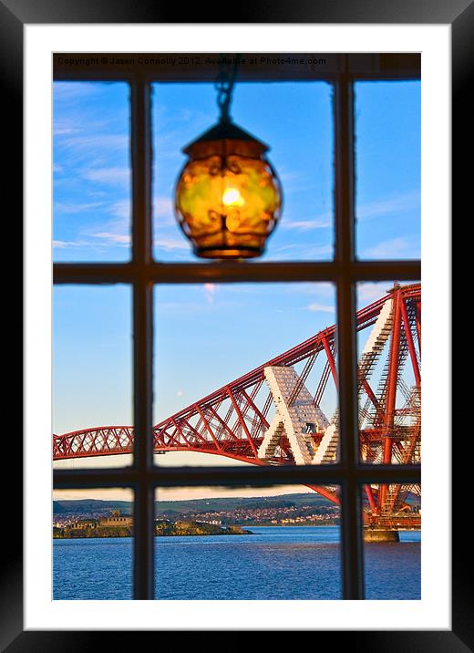 The Forth Rail Bridge Framed Mounted Print by Jason Connolly