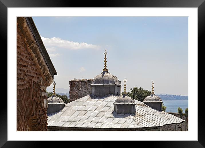 Window view Hagia Sophia Framed Mounted Print by Arfabita  