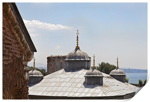 Window view Hagia Sophia Print by Arfabita  