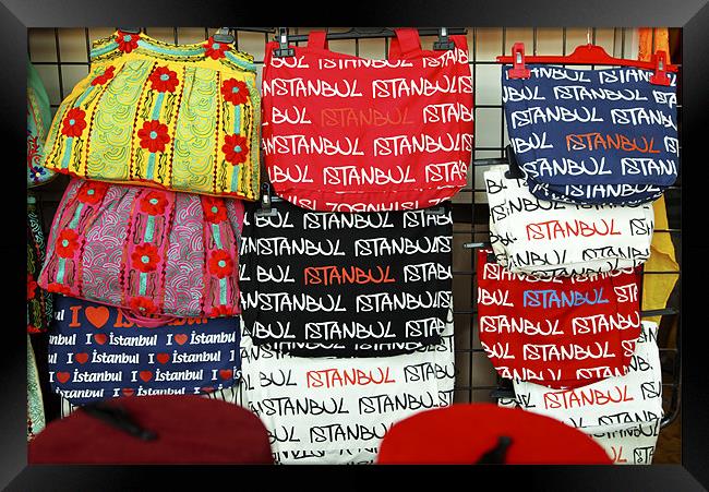 I Love you stall Grand Bazaar Framed Print by Arfabita  