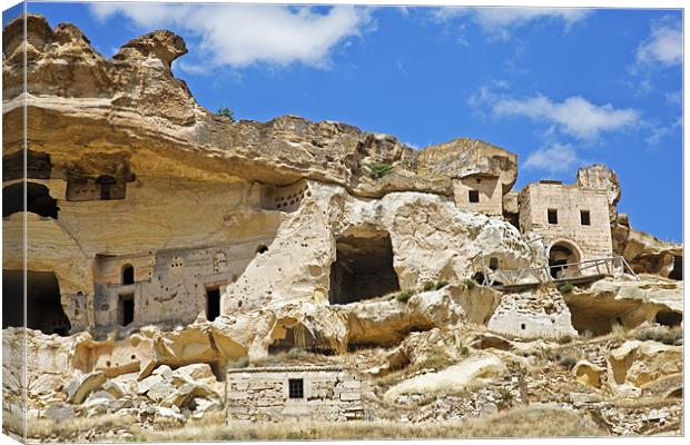 Ancient township of Limestone caves Canvas Print by Arfabita  