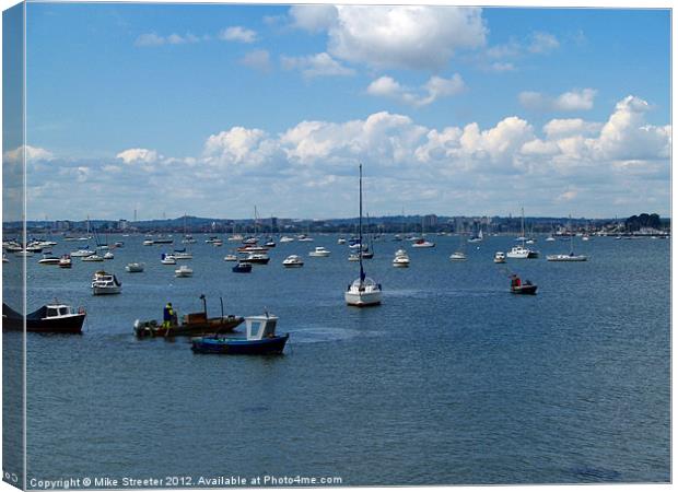 Poole Harbour Canvas Print by Mike Streeter
