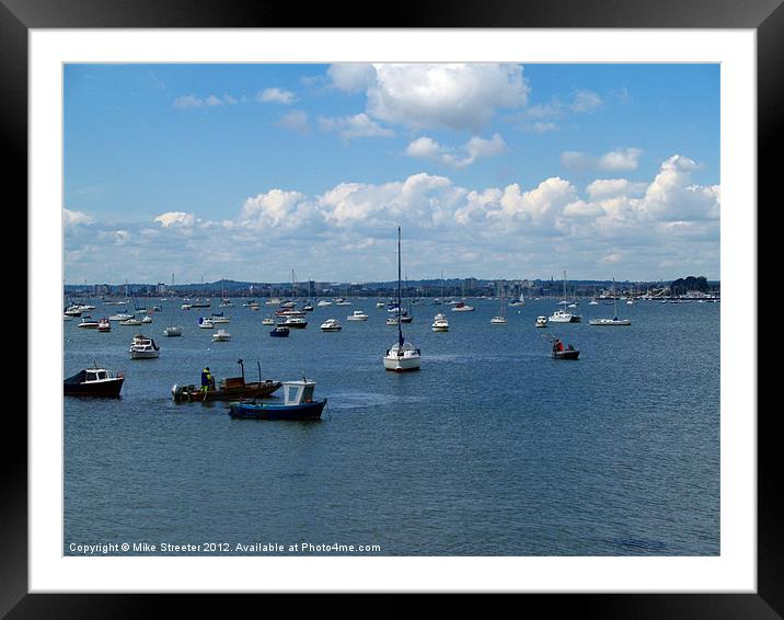 Poole Harbour Framed Mounted Print by Mike Streeter