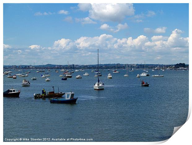 Poole Harbour Print by Mike Streeter
