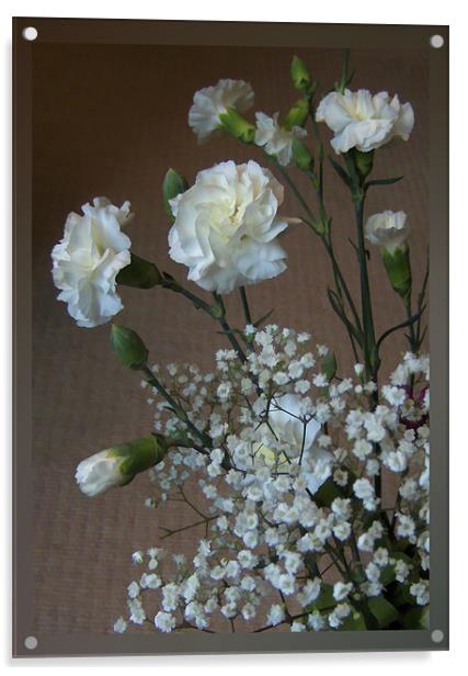 Sweet Scented Flowers Acrylic by Debra Kelday