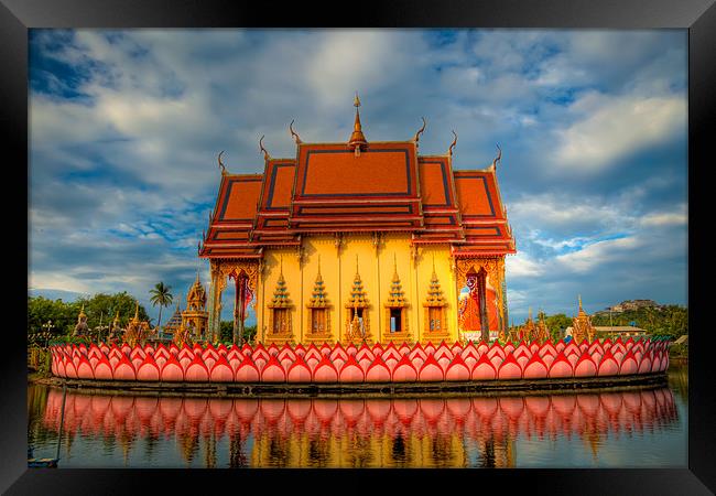 Buddha Temple Framed Print by Adrian Evans