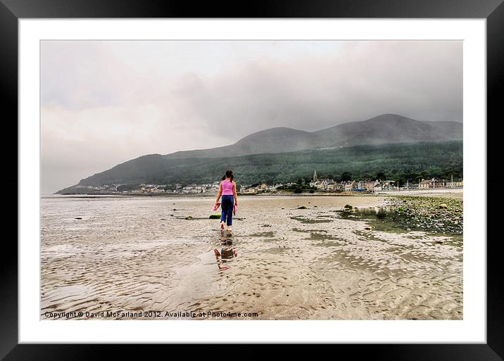 Morning at the Mournes Framed Mounted Print by David McFarland