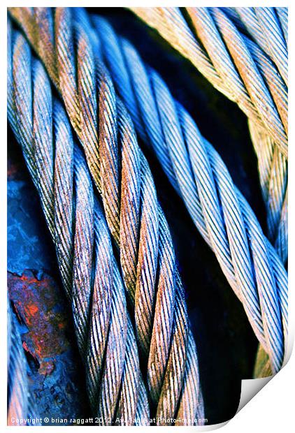 Cable Colour Print by Brian  Raggatt