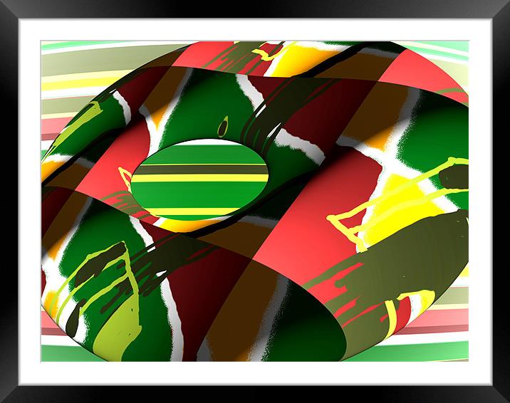 abstract art Framed Mounted Print by bm dino