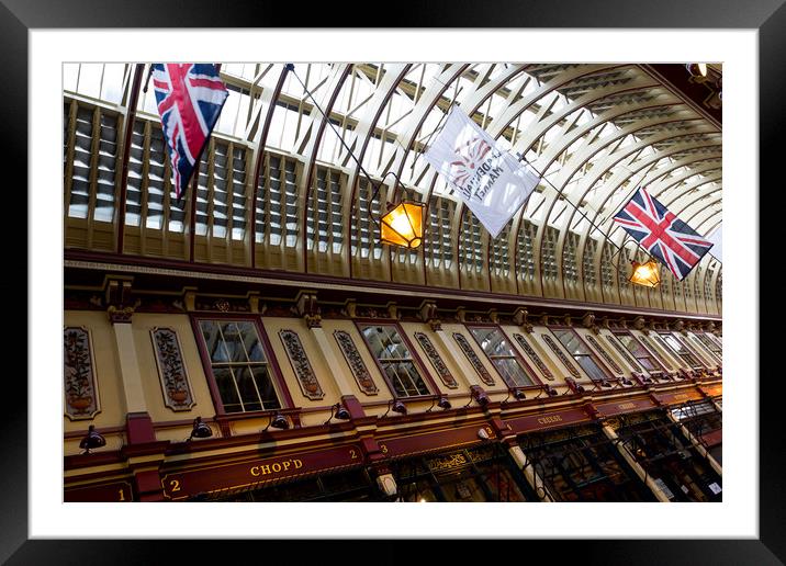 Leadenhall Market London Framed Mounted Print by David Pyatt