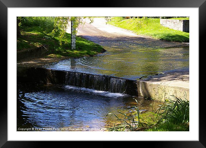 Braughing Ford , Hertfordshire Framed Mounted Print by Dean Powell Perry