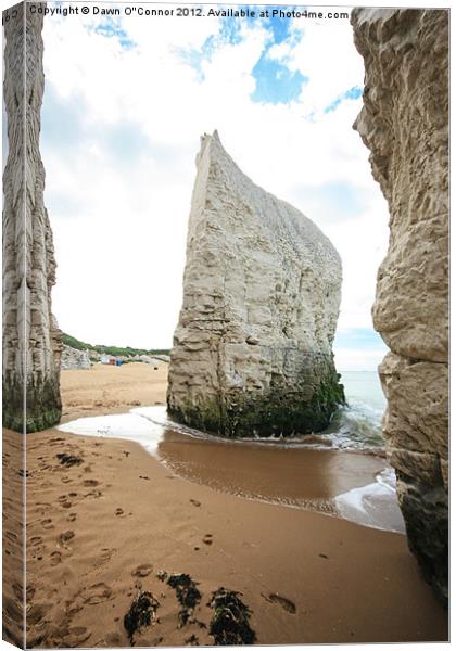 Botany Bay Thanet Kent Canvas Print by Dawn O'Connor