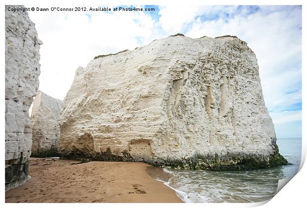 Botany Bay Thanet Kent Print by Dawn O'Connor