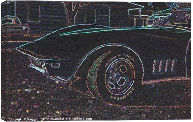 1968 Corvette Canvas Print by Daryl Hill