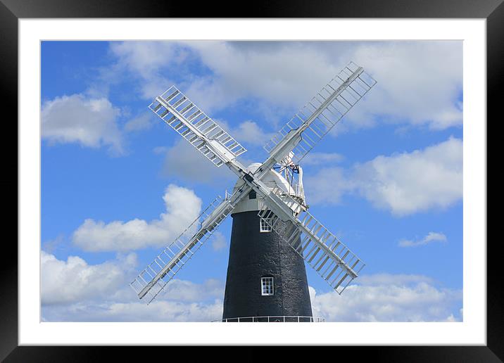 Berney Mill Framed Mounted Print by Linda Brown