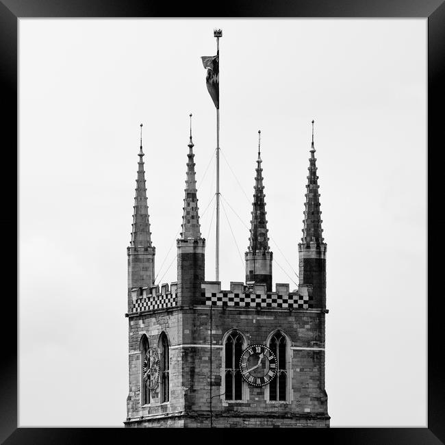 Southwark Cathedral Framed Print by David Pyatt