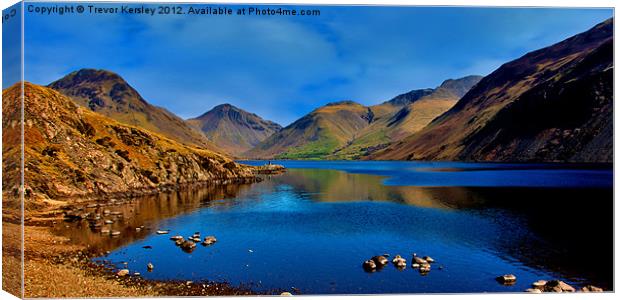Wastwater English Lake District Canvas Print by Trevor Kersley RIP