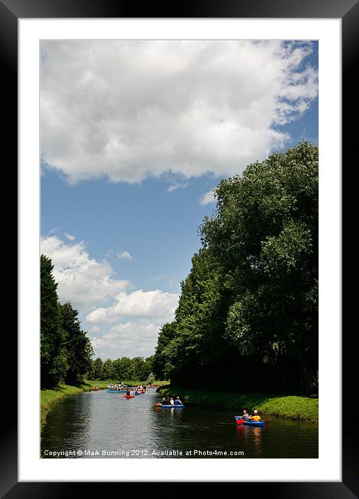 Fun on the river Framed Mounted Print by Mark Bunning