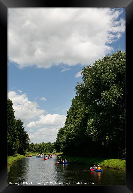 Fun on the river Framed Print by Mark Bunning