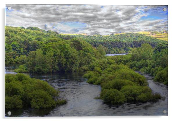 Fewston Reservoir 2012 Acrylic by Martin Parkinson