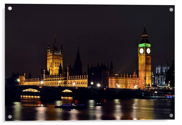 Houses of Parliament Acrylic by Ben Welsh