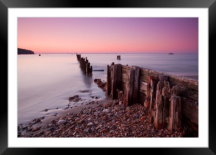 Bembridge Seafront Framed Mounted Print by Barry Maytum