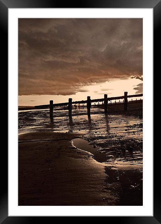 Evening walk Framed Mounted Print by Dawn Cox