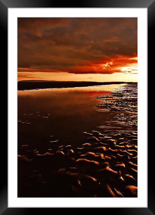 Sands of time Framed Mounted Print by Dawn Cox