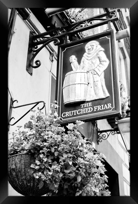 The Crutched Friar pub London Framed Print by David Pyatt