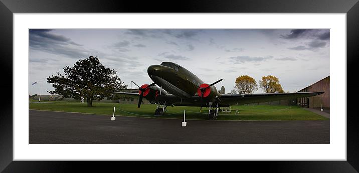 Dakota DC3: A Glimpse of History Framed Mounted Print by Graham Parry