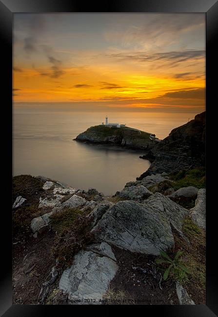 South Stack Framed Print by R K Photography
