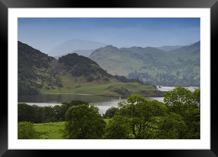 A Peep at Ullswater Framed Mounted Print by Pauline Tims