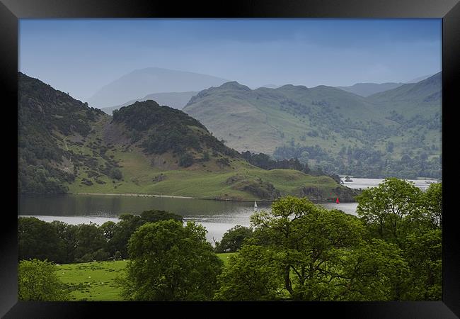 A Peep at Ullswater Framed Print by Pauline Tims