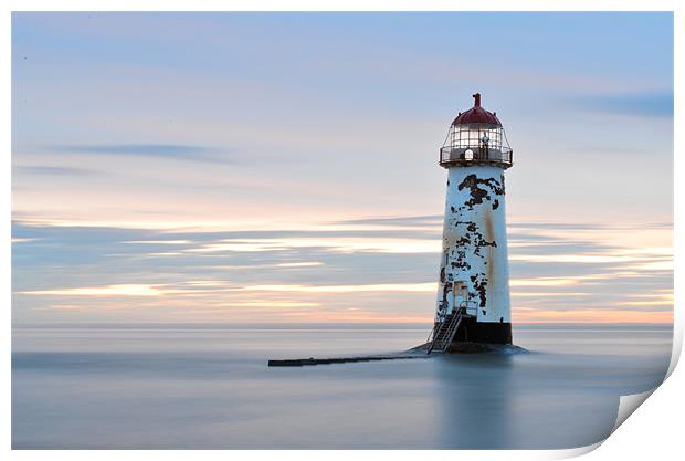 Talacre Lighthouse Print by Ben Welsh