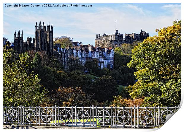 Glorious Edinburgh Print by Jason Connolly