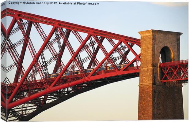 Forth Rail Bridge Canvas Print by Jason Connolly