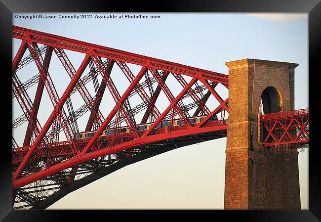 Forth Rail Bridge Framed Print by Jason Connolly