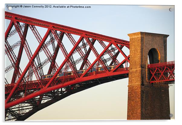 Forth Rail Bridge Acrylic by Jason Connolly