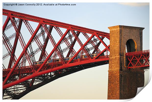 Forth Rail Bridge Print by Jason Connolly