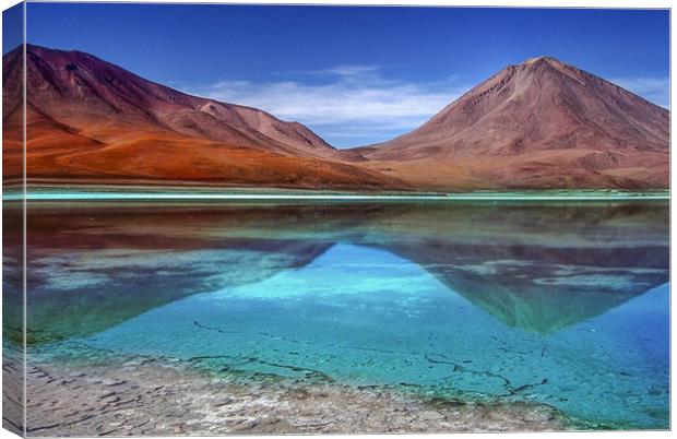 Laguna Verde Canvas Print by World Images