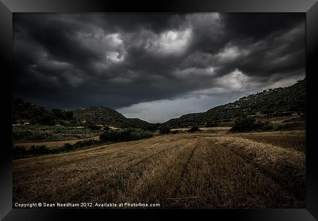 Summer Thunderstorm Framed Print by Sean Needham