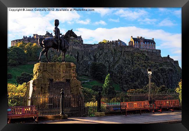 Edinburgh Castle, Scotland Framed Print by Jason Connolly