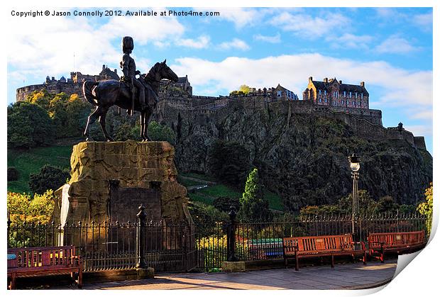 Edinburgh Castle, Scotland Print by Jason Connolly