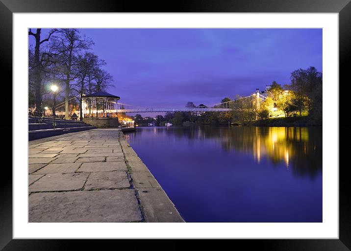 Down by the River Framed Mounted Print by Ben Welsh